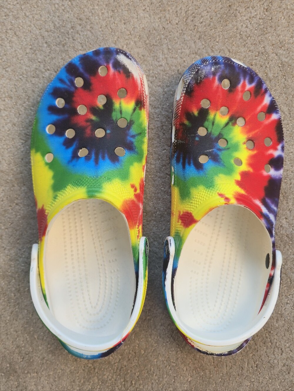 Crocs Men's Classic Tie-Dye Graphic Clog Men's Size 13